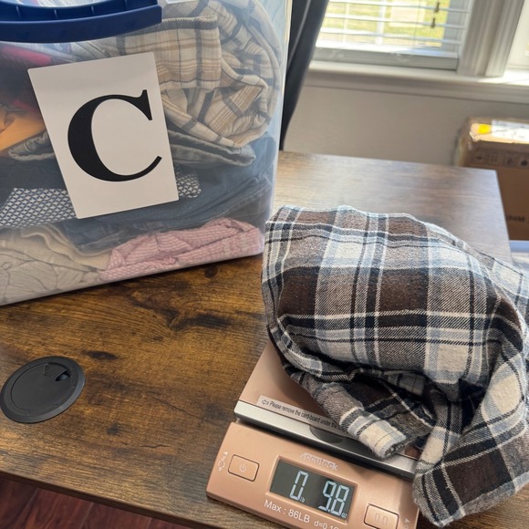 Tradition Flannel Woman's Size M Cotton Brown Blue Outdoors Trail Hiking - Picture 5 of 5